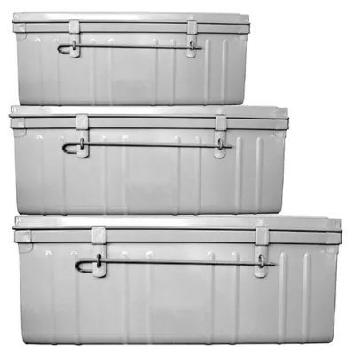 Cantines Snor 70/90/100 cm en acier (lot de 3)