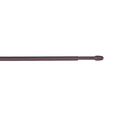 2 barres de vitrage ovale acier marron Brilliant L.100/150 cm