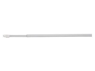 2 barres de vitrage ovale blanc L.50/80 cm