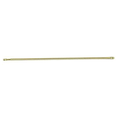 2 barres de vitrage flat doré Ø7 mm x L.70/110 cm