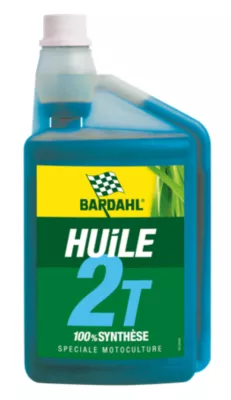 Bidon huile 2 temps Bardahl 1L spéciale motoculture