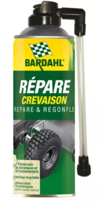 Bombe anti-crevaison répare & regonfle Bardahl