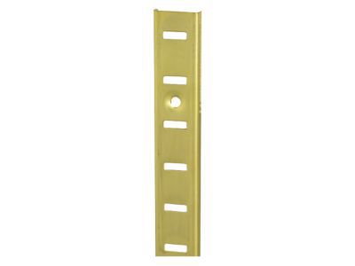 Crémaillère à visser acier laitonné 2000 x 16 mm