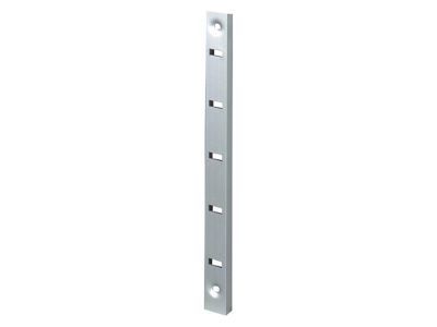 Crémaillère à visser aluminium argent 2000 x 11 mm
