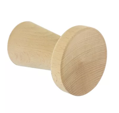 Patère murale 1 tête rond Scandy6 Cime bois hêtre