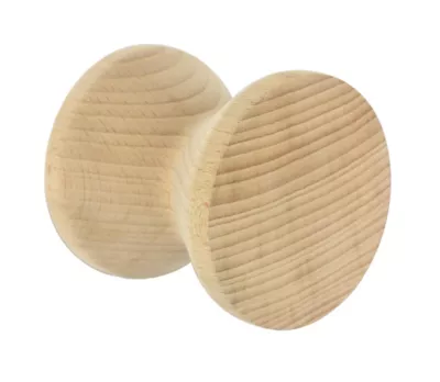 Patère murale 1 tête rond Scandy5 Cime bois hêtre