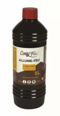 Liquide allume-feu Flam & Co en bouteille capacité 1 L