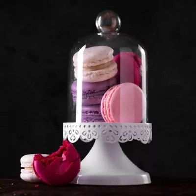 Verre imprimé Glassart cloche & macaron 30x30cm