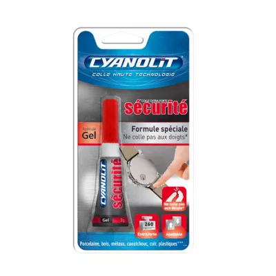 Colle Super S sécurité en gel CYANOLIT