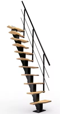 Rampe pour escalier Step noir