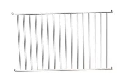 Module à barreaux L.200 cm en aluminium blanc pour barrière piscine – Accessoire sécurité extérieure – Finition résistante et pose simplifiée