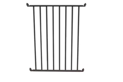 Module à barreaux H.90 cm pour barrière de piscine en aluminium gris anodisé Alumin'home – Sécurité extérieure moderne
