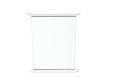 Module en verre H.100 cm pour barrière de piscine – aluminium blanc – Alumin'home – sécurité transparente et design extérieur