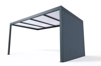 Rideau pour carport adossé PVC Cosmeo L.308 cm Alumin'home