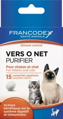 Aliment minéral vers O Net pour chat en comprimé
