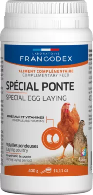 Aliment complémentaire spécial ponte Francodex 250g