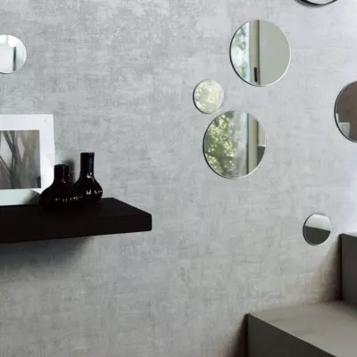 Assortissement de 7 miroirs ronds 3 de Ø7,6 cm + 3 de Ø15,2 cm + 1 de Ø22 cm