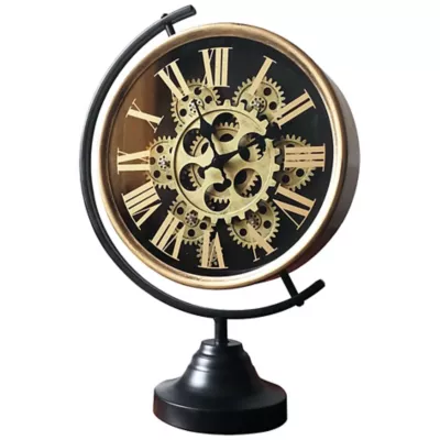 Horloge murale mécanique sur pied 28 x 13 x 39 cm