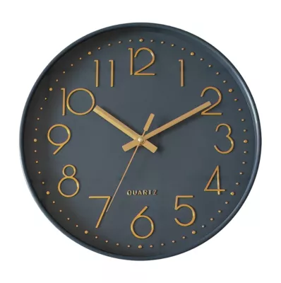 Horloge mural intérieur bleu foncé Ø30,5cm
