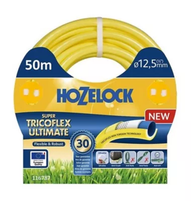 Tuyau Super Tricoflex ø19 mm L.50m coloris Jaune