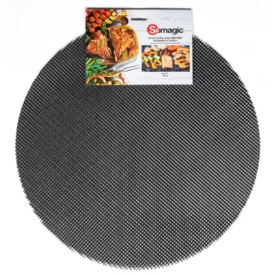 Grille ronde découpable pour barbecue et four Somagic noir