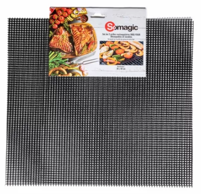 Grille rectangulaire découpable pour barbecue et four Somagic noir