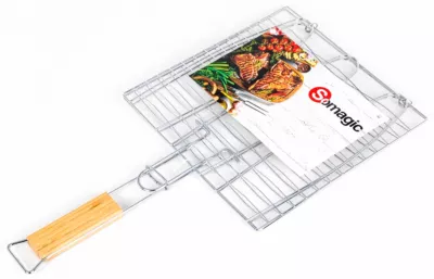 Grille de barbecue Somagic double poisson