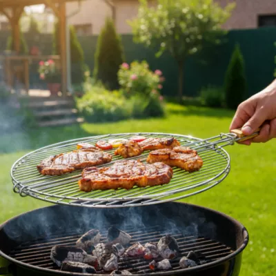 Grille de barbecue Somagic double Ø37 cm