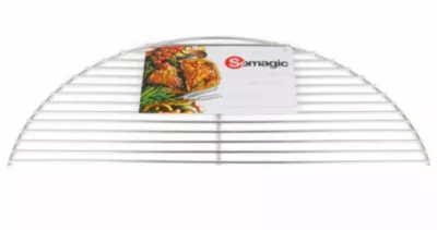 Grille demi-lune Kiowa pour barbecue acier chromé