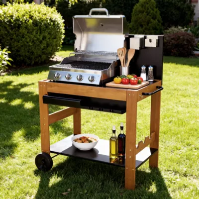 Chariot pour plancha Somagic Credencia