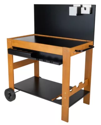 Desserte bois, tôles peintes L 101,5 x H 120,5 x l 61,5 c m Somagic