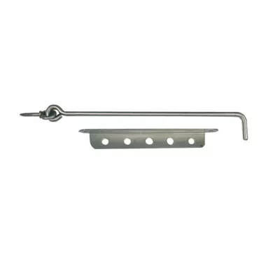 Crochet et crémaillère en Inox L. 300 mm