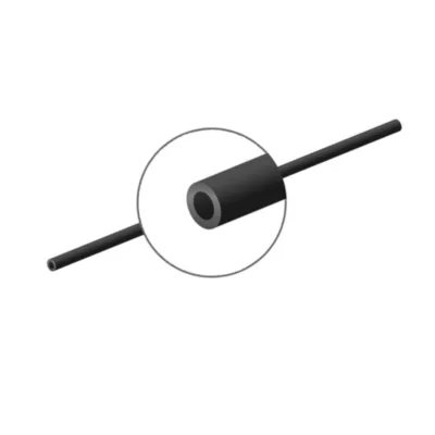 Tube en acier pour grille de défense télescopique noir Ø12 mm Afbat