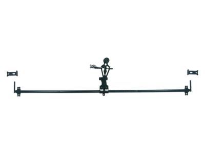 Image principale de Espagnolette ronde complète Afbat acier noir h.2400 mm