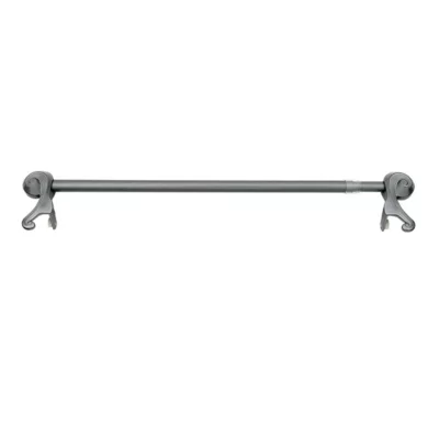 Barre pour vitrage sans perçage 30/40 cm fer forgé