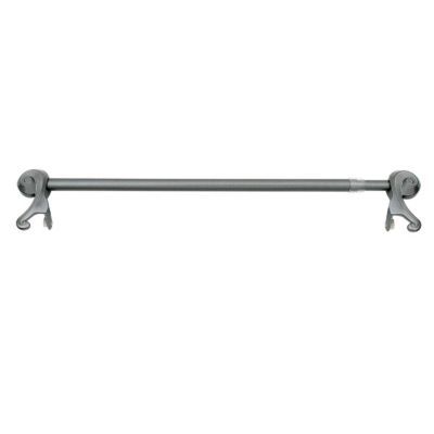 Barre de vitrage extensible sans perçage Violon fer forgé Ø10 mm x L.60/90 cm