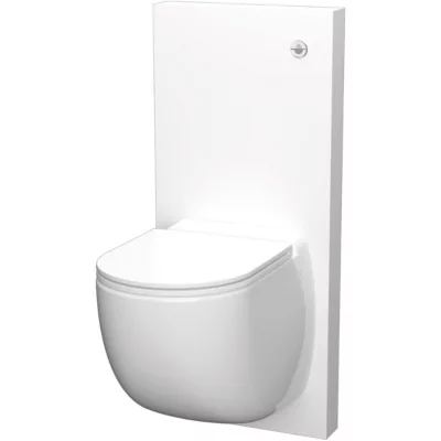 Pack WC suspendu broyeur blanc avec bâti et pompe de relevage intégrée, SFA Sanicompact Comfort Box blanc