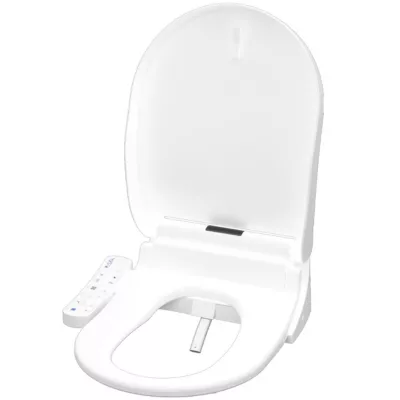 Image principale de Abattant WC japonais lavant et séchant déclipsable blanc, SFA Saniseat