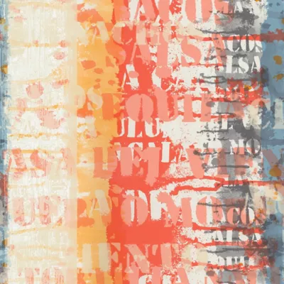 Papier peint les aventures graffitis rouge gris