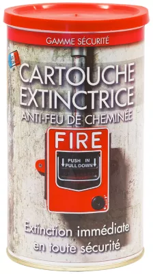 Cartouche extinctrice anti-feu de cheminée Pyrofeu