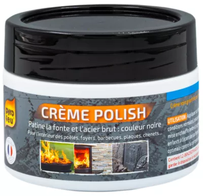 Crème polish noire Pyrofeu en pot de 200 ml