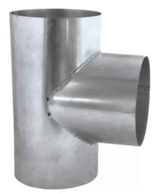 Té de dérivation galvanisé Autogyre ø100 mm