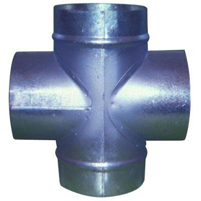 Croix acier galvanisé 2 x ø160 / 2 x ø125 mm Autogyre CX160/125