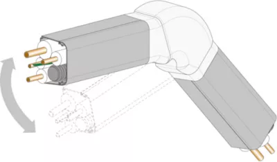 Coude ajustable pour goulotte 80 x 60 mm spécial climatiseur fixe Autogyre