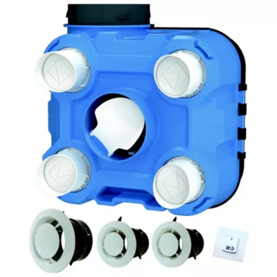 Vmc simple flux autoréglable avec détection d’humidité Autogyre Calibri Perf