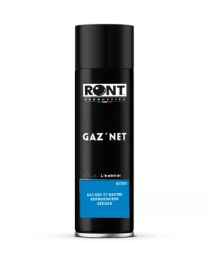 Aérosol Gaz'net séchage et dépoussiérage Ront Production 400ml