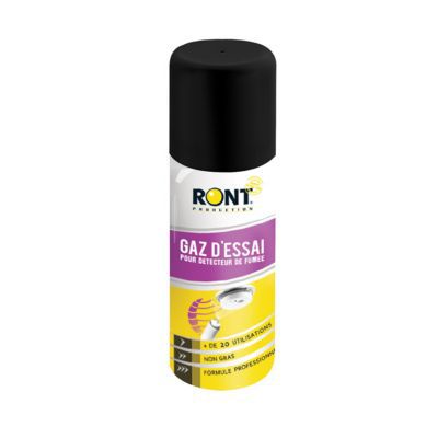 Gaz d'essai pour détecteur de fumée Ront 75 ml