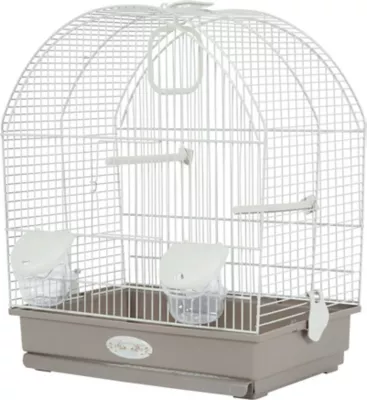 Cage arabesque Salomée 40 cm Zolux taupe