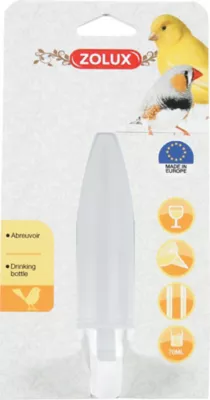 Abreuvoir pour oiseaux Zolux L.8 x l.4 x H.14,5 cm - contenance 0,07 L