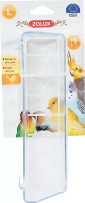 Mangeoire avec grille Zolux taille L pour oiseaux